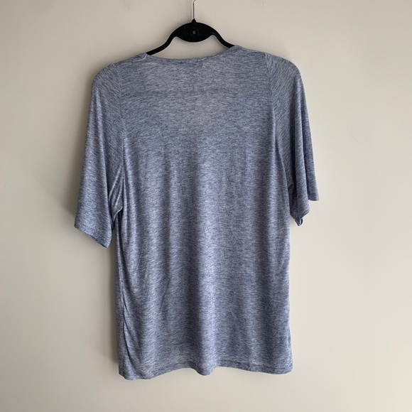 Aritzia Wilfred Free T-Shirt Heathered Oversized Marle Crew neck Short Sleeve XS - Picture 15 of 15